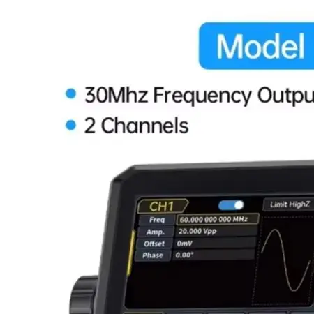 Dual Channel Arbitrary Waveform Function Generator 60Mhz - TSG6020 60MHz Dual Channel Function Generator