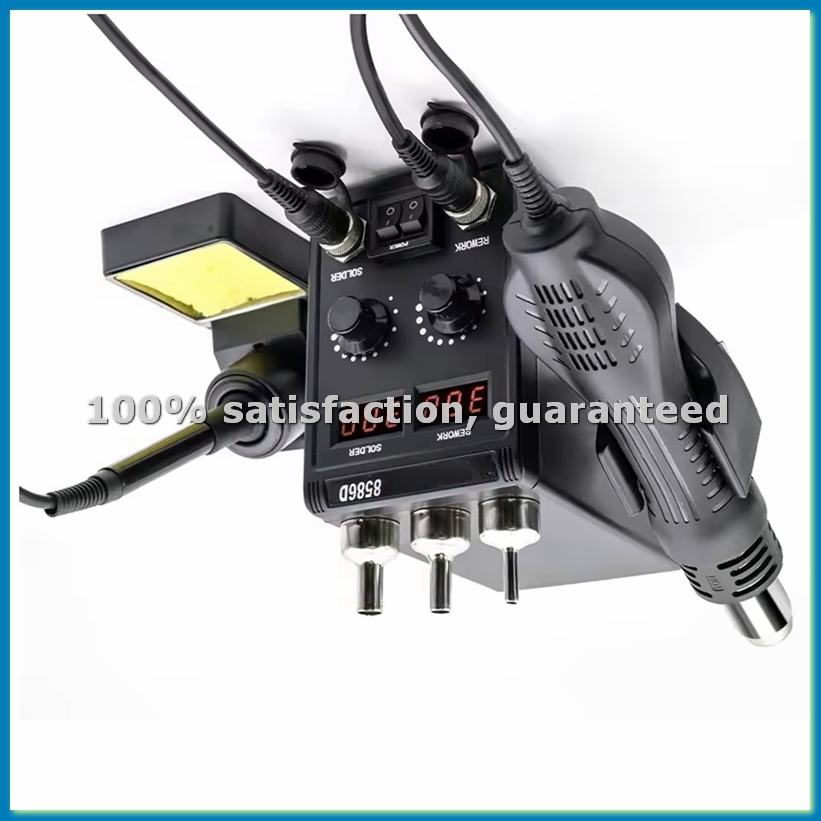 Smd Rework Station Hot Air Soldering 2 In 1 - 8586D SolderingStation 2in1 750W Hot Air