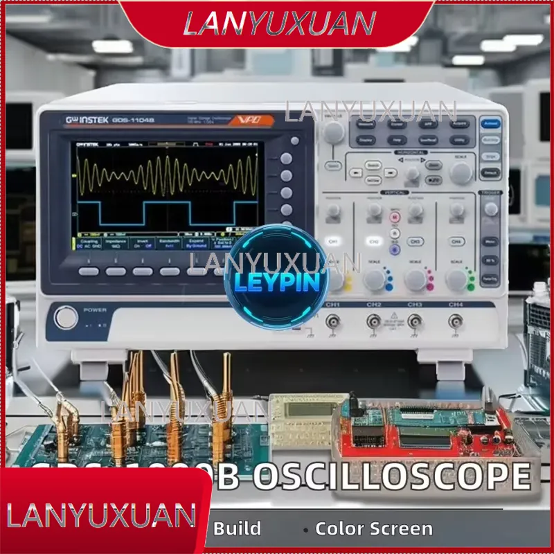 GWinstek GDS-1104B 4-Channel 1 - Digital Storage Oscilloscope 4 Channel 100Mhz ulasan dan harga