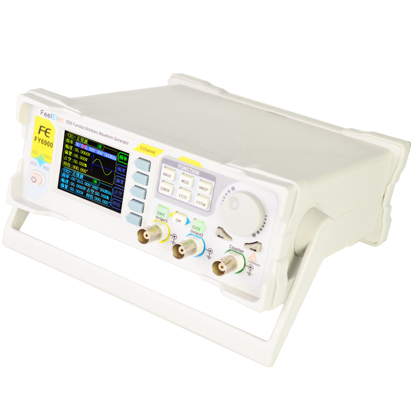 NEW FY6900 Dual Channel DDS Fu - Dual Channel Arbitrary Waveform Function Generator 60Mhz ulasan dan harga