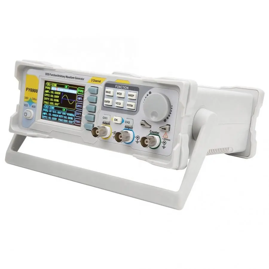 NEW FY6900 Dual Channel DDS Fu - Dual Channel Arbitrary Waveform Function Generator 60Mhz ulasan dan harga