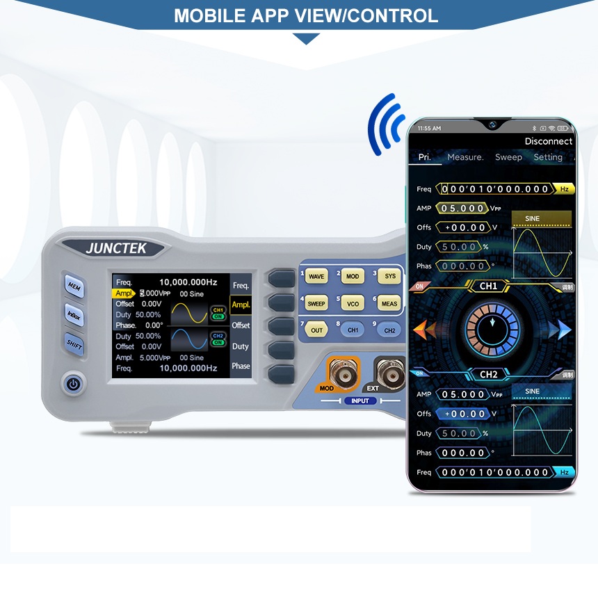 JDS8060 JDS8000  60Mhz Functio - Dual Channel Arbitrary Waveform Function Generator 60Mhz ulasan dan harga