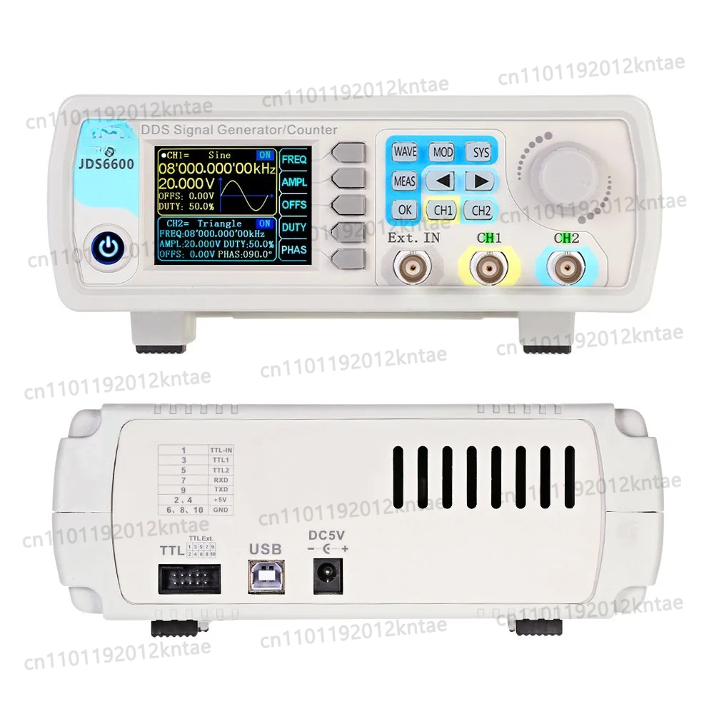 JDS6600 15/30/40/50/60MHz DDS  - Dual Channel Arbitrary Waveform Function Generator 60Mhz ulasan dan harga