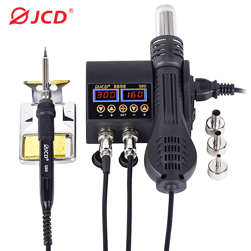 2 in 1 750W Hot Air Gun LCD Di - Smd Rework Station Hot Air Soldering 2 In 1 ulasan dan harga