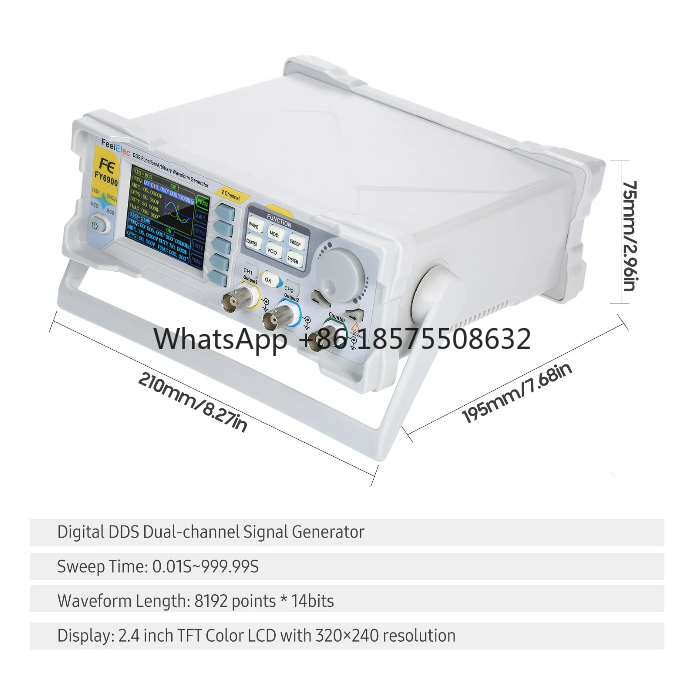 60MHz Function Signal Generato - Dual Channel Arbitrary Waveform Function Generator 60Mhz ulasan dan harga