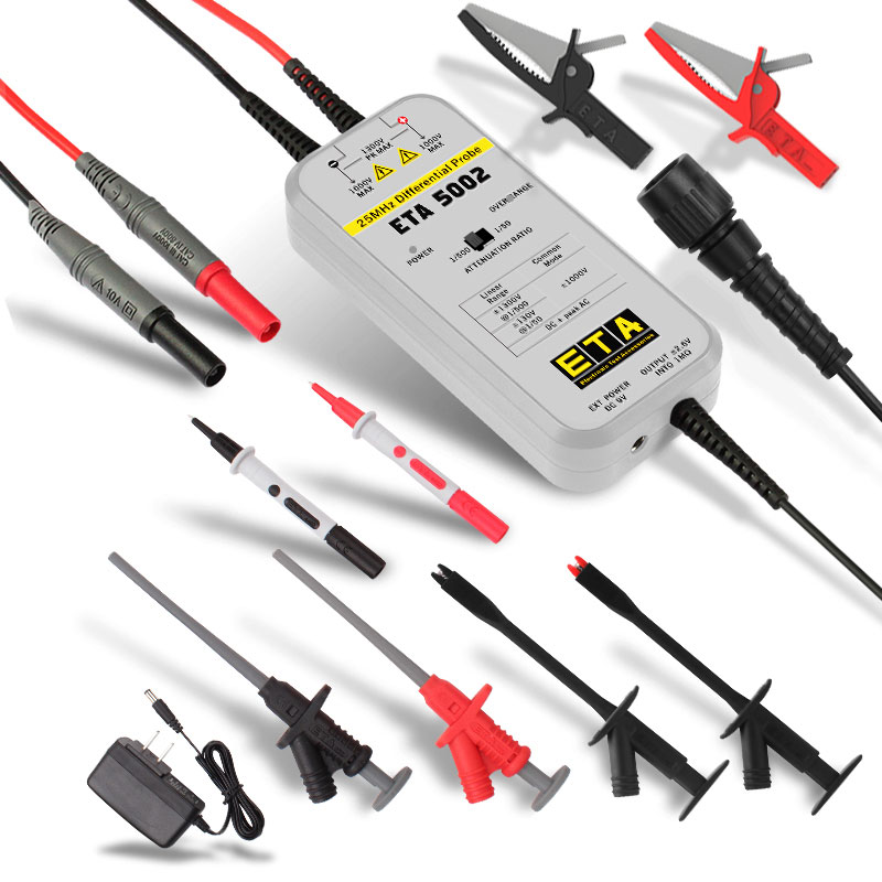 Miyee ETA5002/ETA5010/ETA5026  - High Voltage Differential Probe 100Mhz 1300V ulasan dan harga