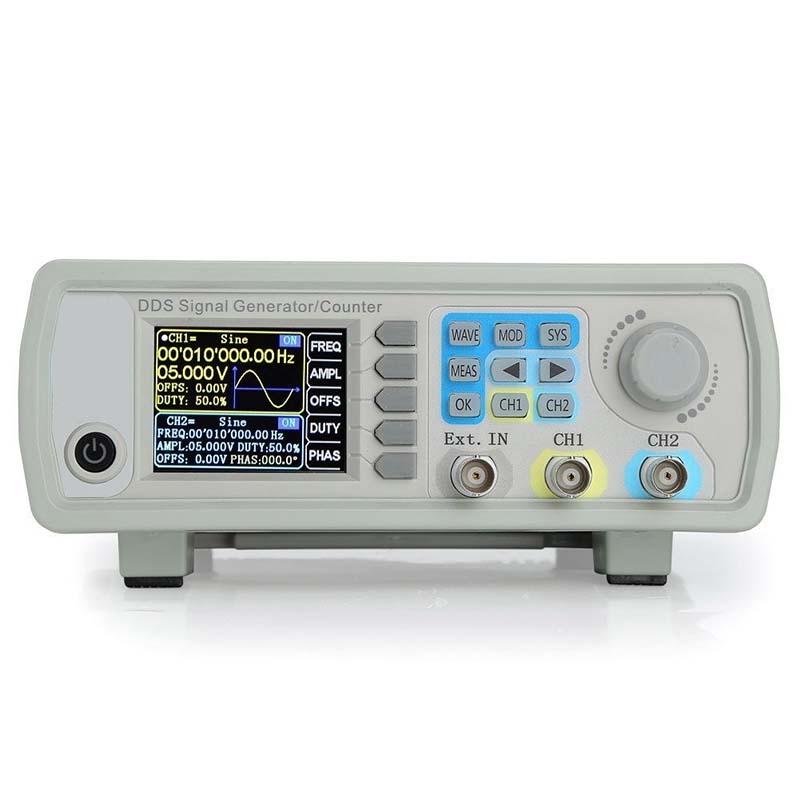 Dual Channel DDS Signal Genera - Dual Channel Arbitrary Waveform Function Generator 60Mhz ulasan dan harga