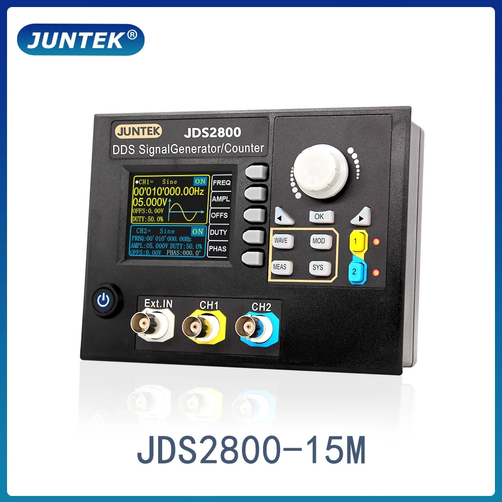 JDS2800-15M 60MHz DDS Function - Dual Channel Arbitrary Waveform Function Generator 60Mhz ulasan dan harga