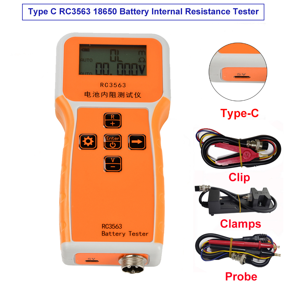 RC3563 18650 Battery Internal  - Battery Internal Resistance Tester Four Wire ulasan dan harga