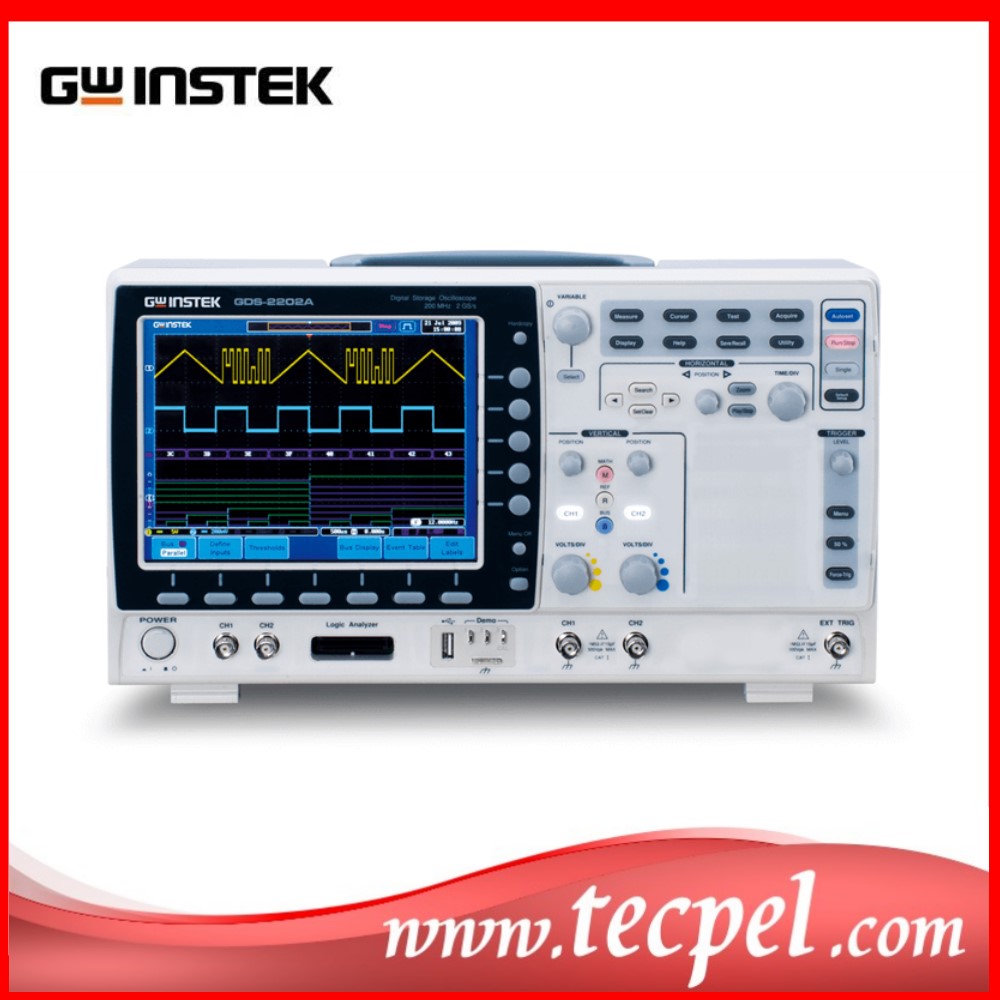 GWINSTEK GDS-2104A COLOR DSO D - Digital Storage Oscilloscope 4 Channel 100Mhz ulasan dan harga