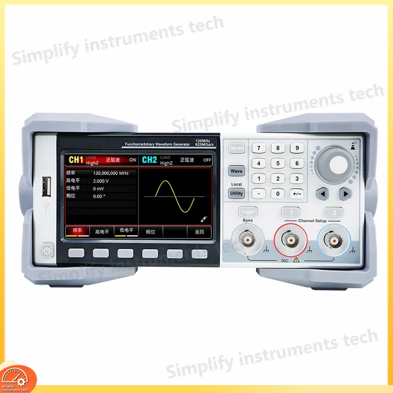 High Precision Arbitrary Wavef - Dual Channel Arbitrary Waveform Function Generator 60Mhz ulasan dan harga