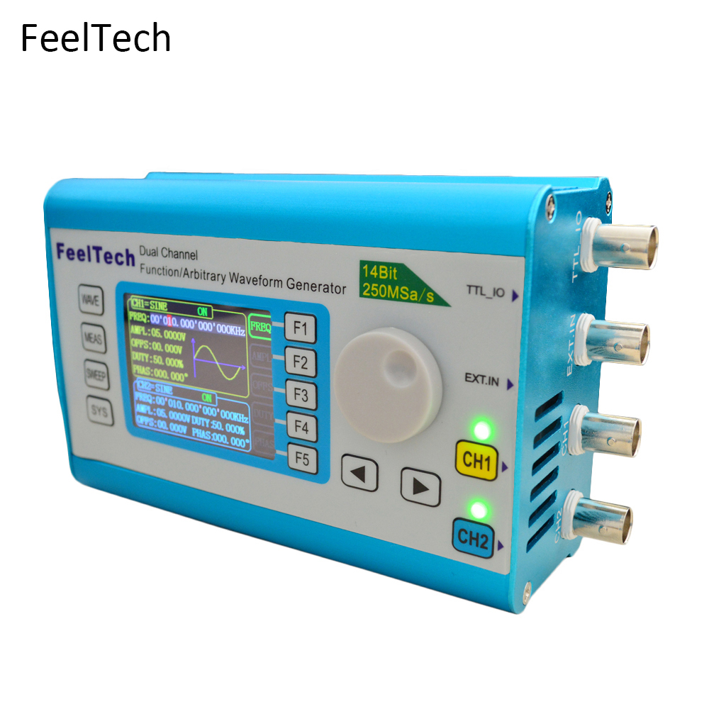 FY6300 250MSa Function Arbitra - Dual Channel Arbitrary Waveform Function Generator 60Mhz ulasan dan harga