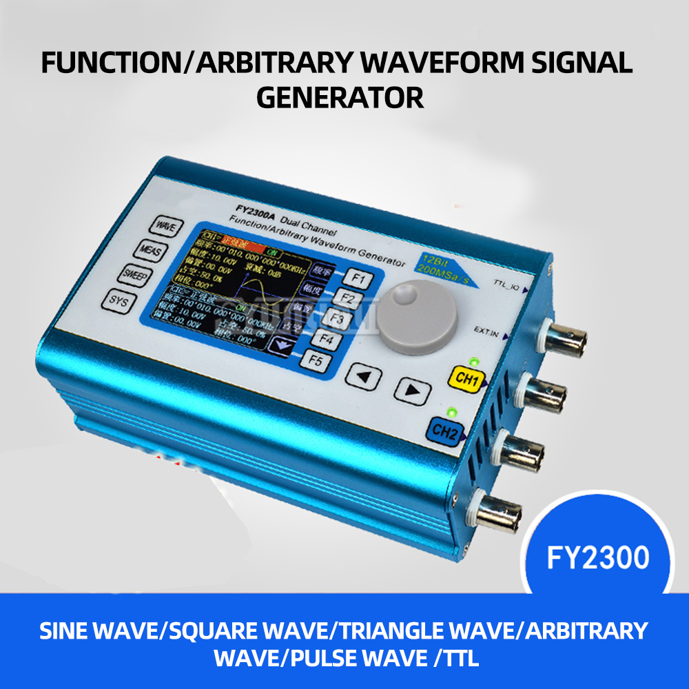 FY6300 FY2300 Dual Channel DDS - Dual Channel Arbitrary Waveform Function Generator 60Mhz ulasan dan harga
