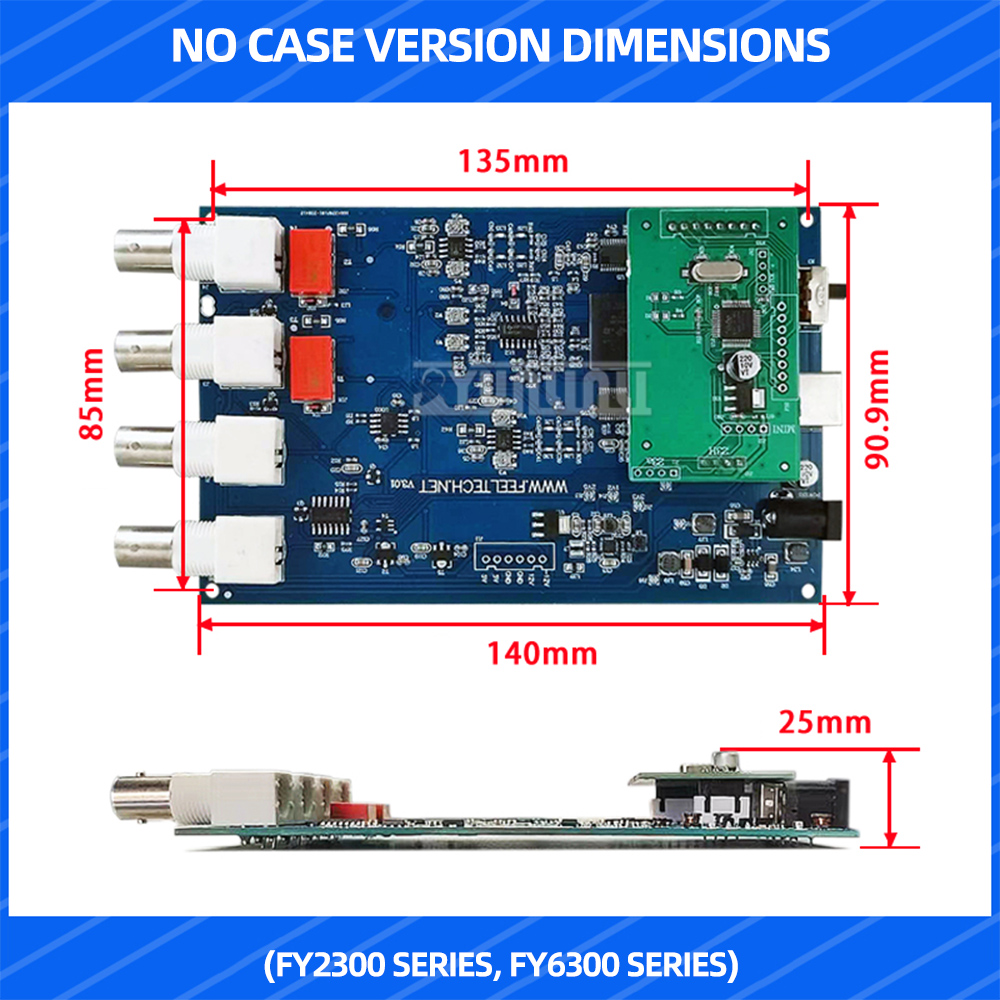 FY6300 FY2300 Dual Channel DDS - Dual Channel Arbitrary Waveform Function Generator 60Mhz ulasan dan harga