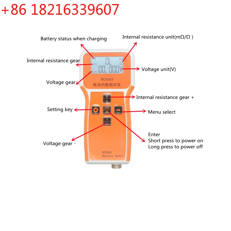 TAO New RC3563 High-precision  - Battery Internal Resistance Tester Four Wire ulasan dan harga