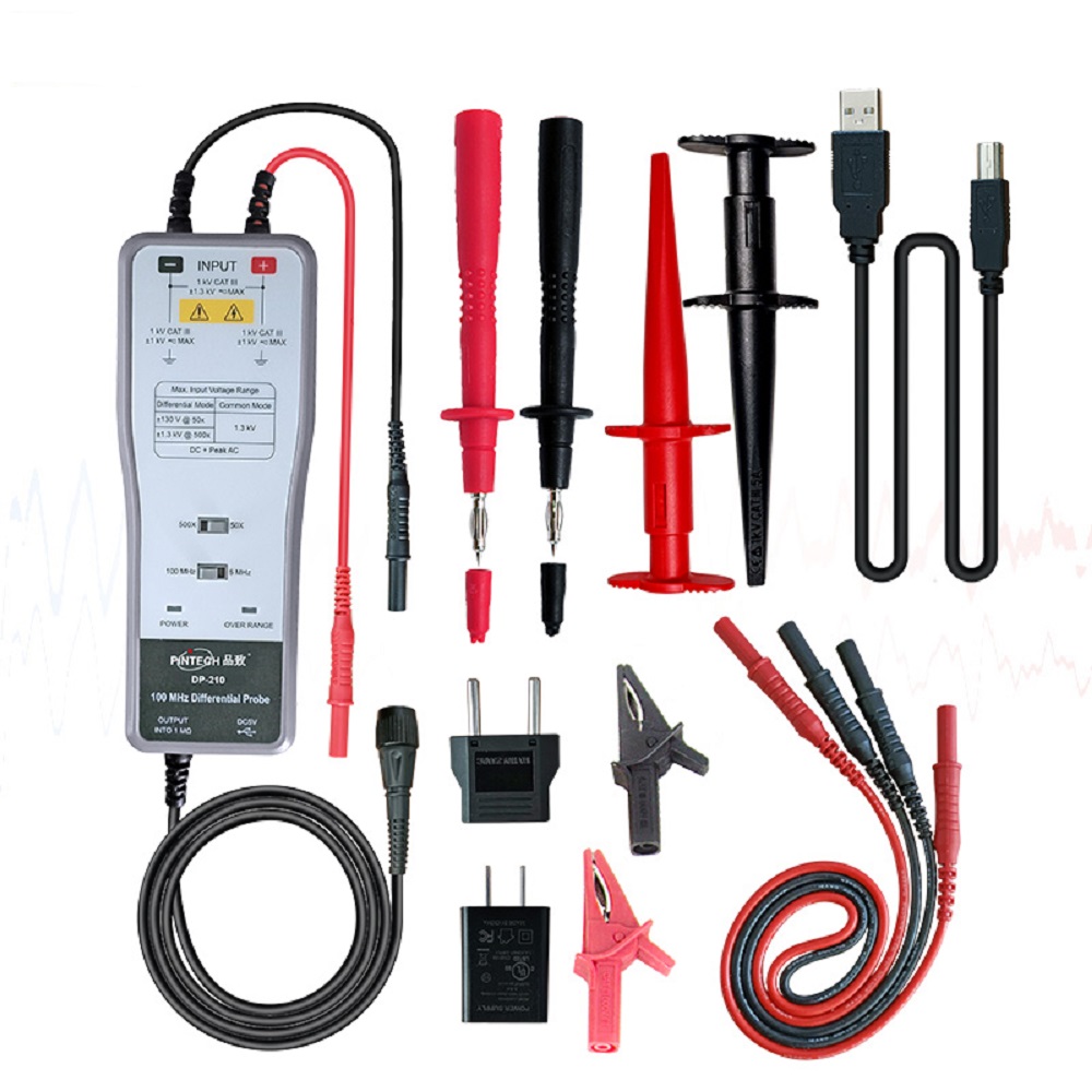 PINTECH DP-210 High Voltage Di - High Voltage Differential Probe 100Mhz 1300V ulasan dan harga