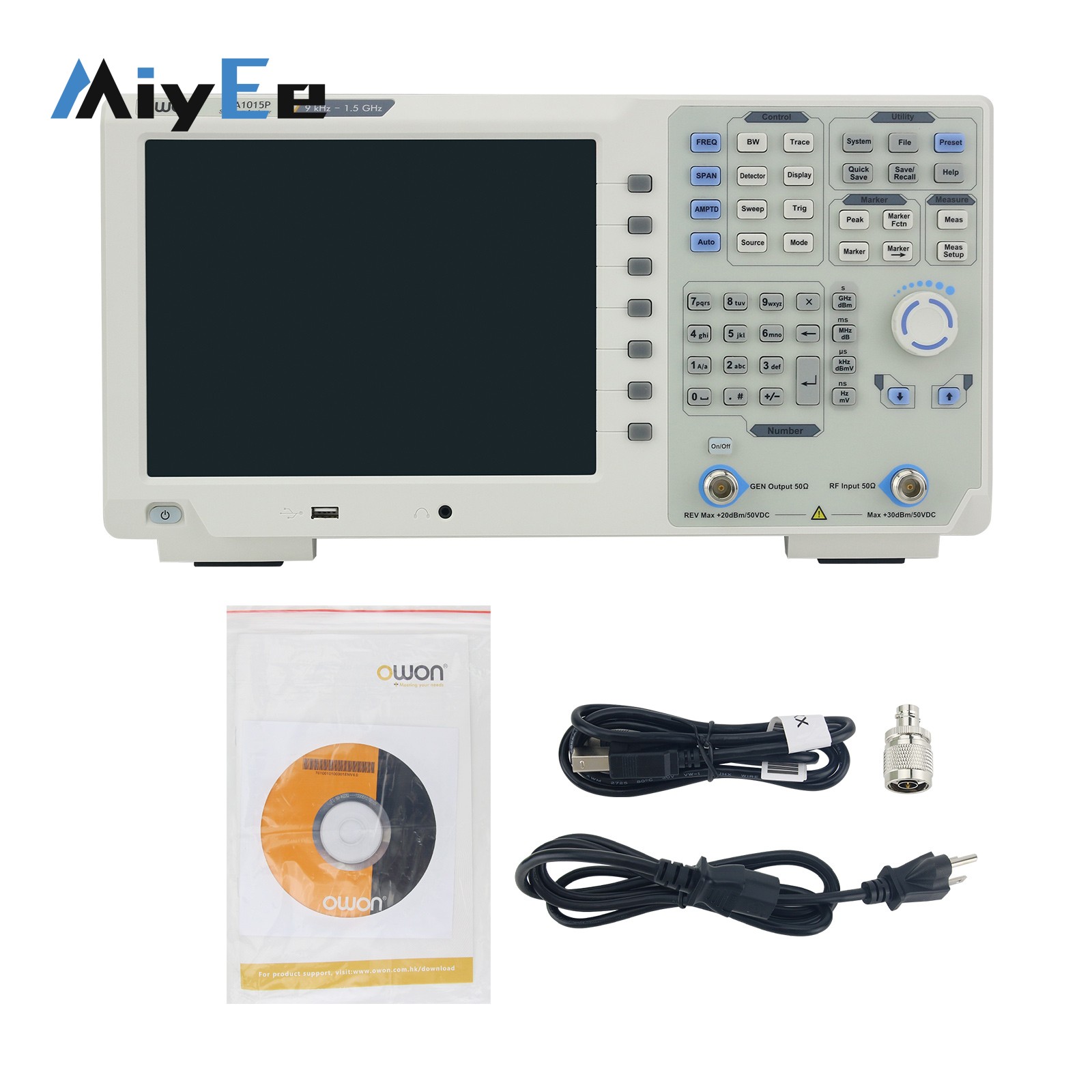 OWON XSA1015P-TG XSA1032P-TG S - Spectrum Analyzer Tracking Generator 1.5Ghz ulasan dan harga
